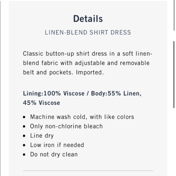 Abercrombie and Fitch White XXSP Shirt Dress - Picture 3 of 5